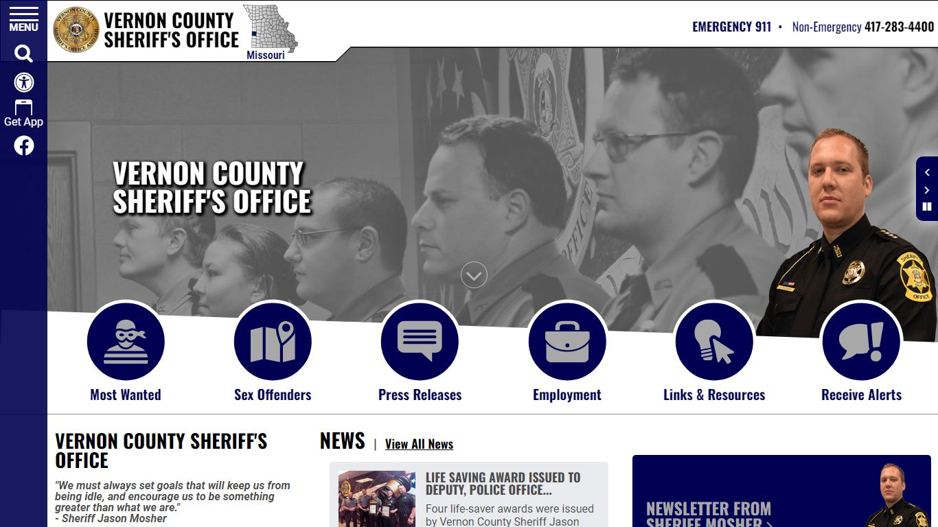 Vernon County MO Sheriff